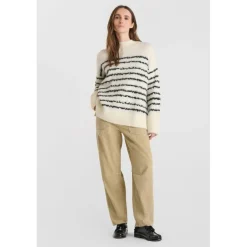 Pull AUGUST blanc Lucy en laine