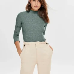Pull Col V Geenas - Vert Sofia