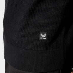 Pull en coton LEWIS Black noir