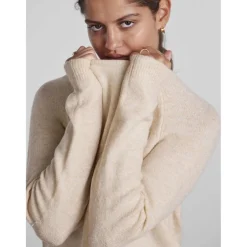 Pull en maille blanc Ruth
