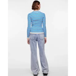 Pull en maille bleu Beth