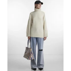 Pull en maille gris Aria