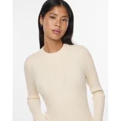 Pull en maille gris Elle