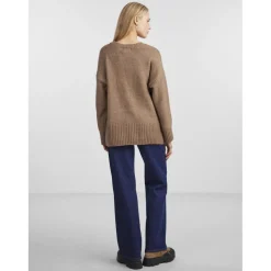 Pull en maille marron Bea