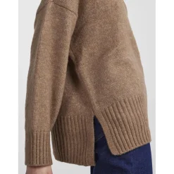 Pull en maille marron Bea