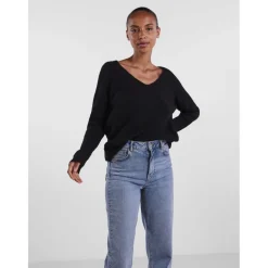 Pull en maille noir Cara