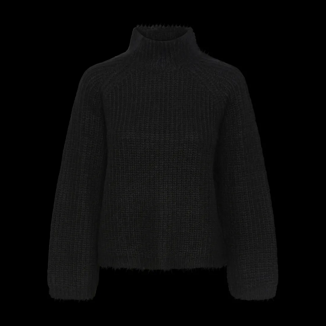 Pull en maille noir Elle