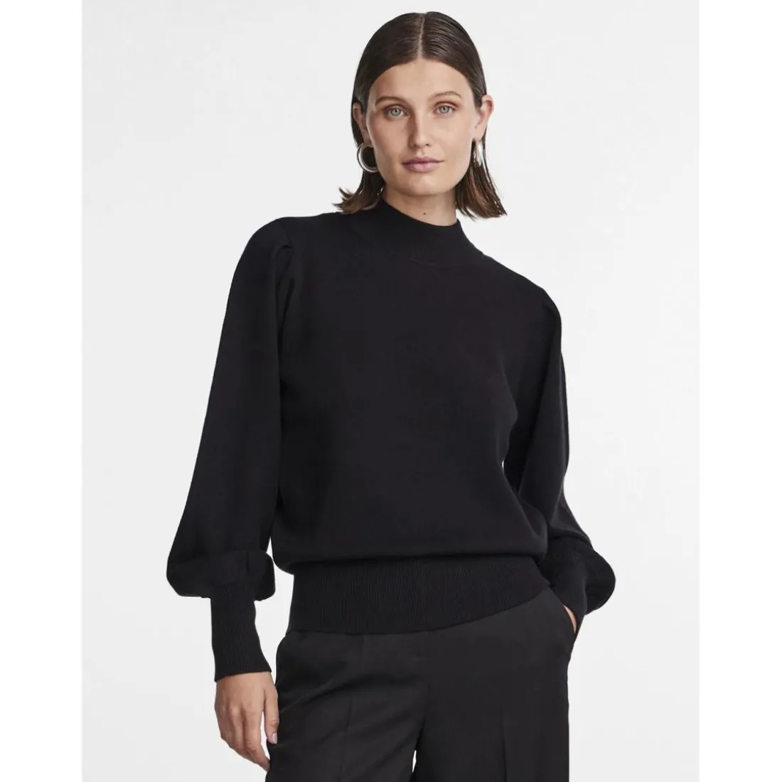Pull en maille noir Maëlys
