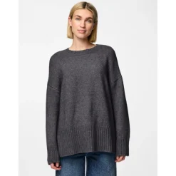 Pull en maille oversize Nancy gris Page