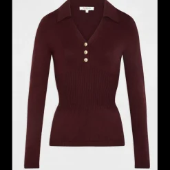 Pull femme Morgan prune en viscose