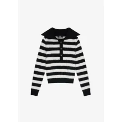 Pull fille, BOLSONGI noir Hana en coton