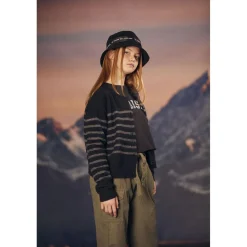 Pull fille, MORKAGI noir