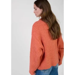 Pull FLOWER orange Mina