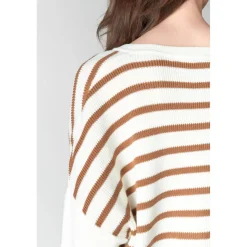 Pull LOBELIE blanc Lila