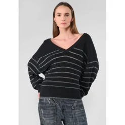 Pull ORE noir Isla en viscose