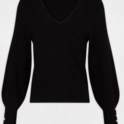 Pull viscose femme noir