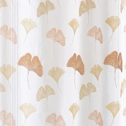 Px voilage etamine imprime 140x240 BILOBA - terracotta