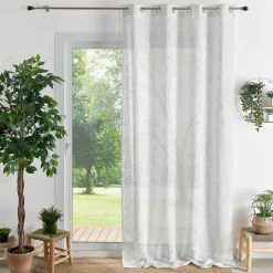 Px voilage uni 140x260 IBIZA - blanc cassé