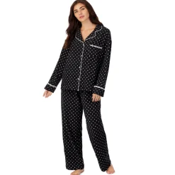 Pyjama avec un pantalon et haut manches longues noir