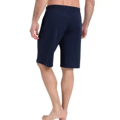 Pyjama court col rond homme Rayures Waves Athena multicolore en coton
