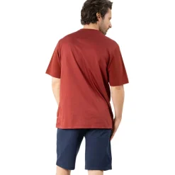Pyjama court ouvert homme Mercerisé Eminence en coton