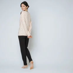 Pyjama deux pièces Coton Femme rose