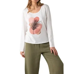Pyjama long femme Easy Coton Athena multicolore