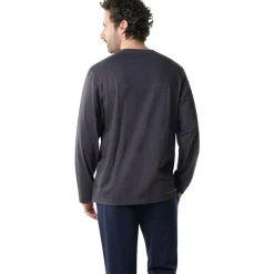 Pyjama long homme Coton Bio Eminence multicolore