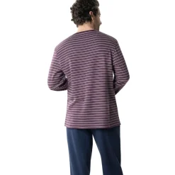 Pyjama long homme Interlock Eminence multicolore en coton