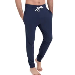 Pyjama long manches courtes col rond homme Summer Athena multicolore en coton