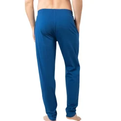 Pyjama long ouvert homme Coton Bio Eminence bleu