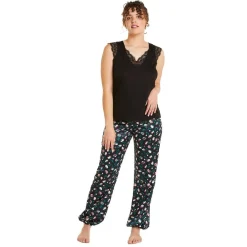 Pyjama noir Impériale