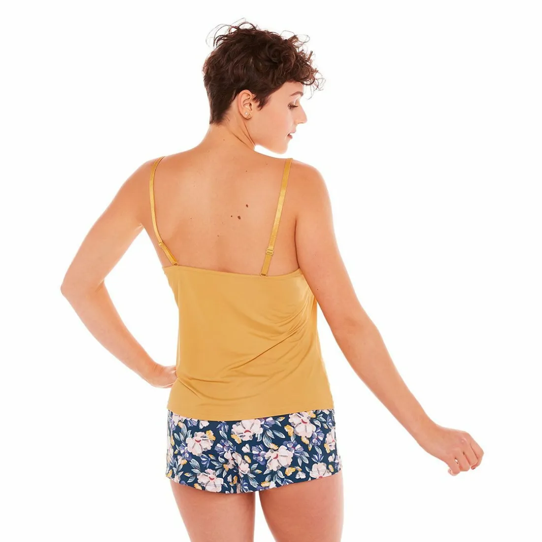 Pyjama short Pomm Poire jaune