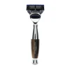 Rasoir Gillette Fusion Proglide Finition Chrome et Imitation Corne Claire