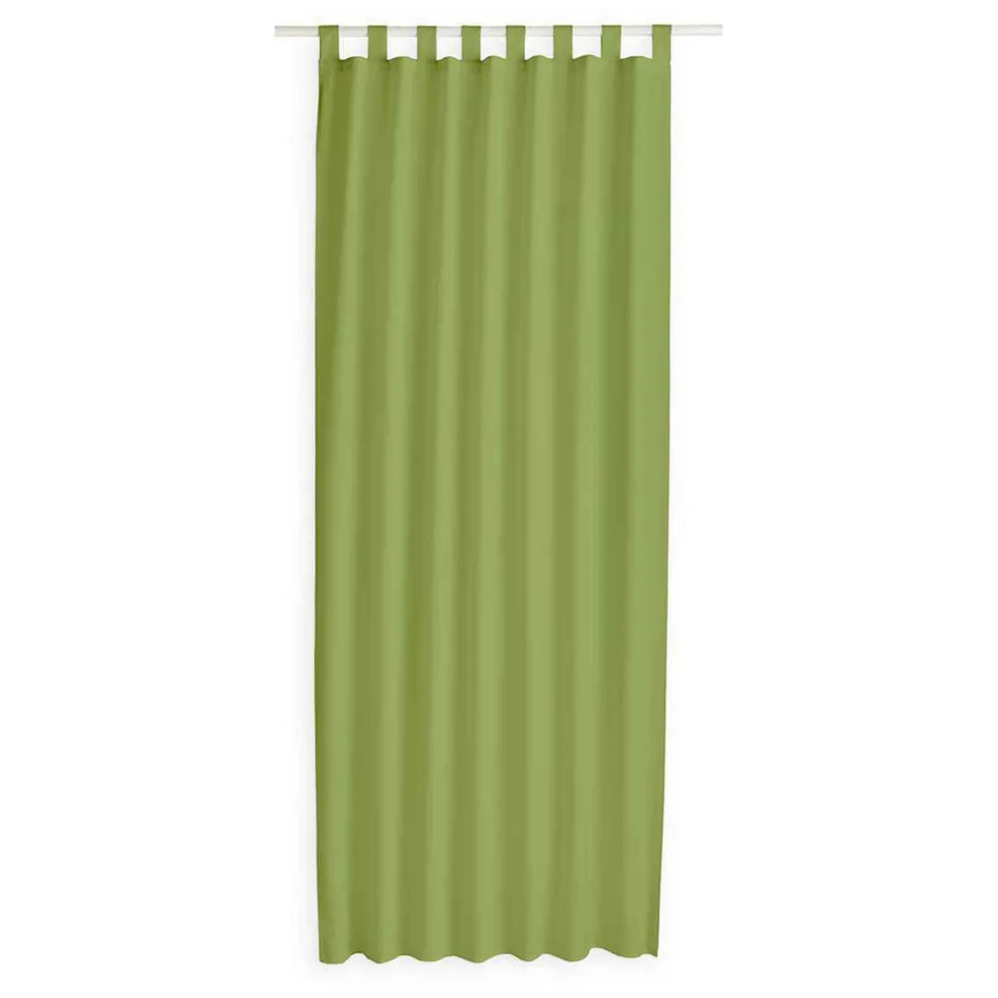 Rideau à Pattes 140 x 260 cm Polyester Uni Bambou
