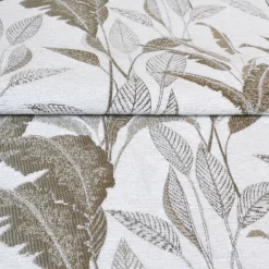 Rideau ameublement jacquard chenille 140x260 VEDILLIA - blanc