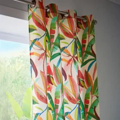 Rideau en coton PANEMA L135xH260 Multicolore