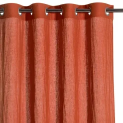 Rideau en lin stonewashed Zeff Rooibos