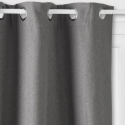 Rideau isolant gris