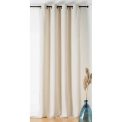 Rideau Oeillet beige Mouton
