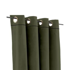 Rideau Velour occultant-isolant en Polyester 140 x 240 MATCHA Matcha