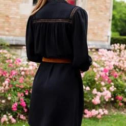 Robe courte noire BENJA