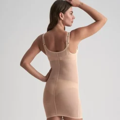 Robe buste ouvert gainante Beige Bye Bra