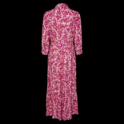 Robe chemise rose en viscose Kara