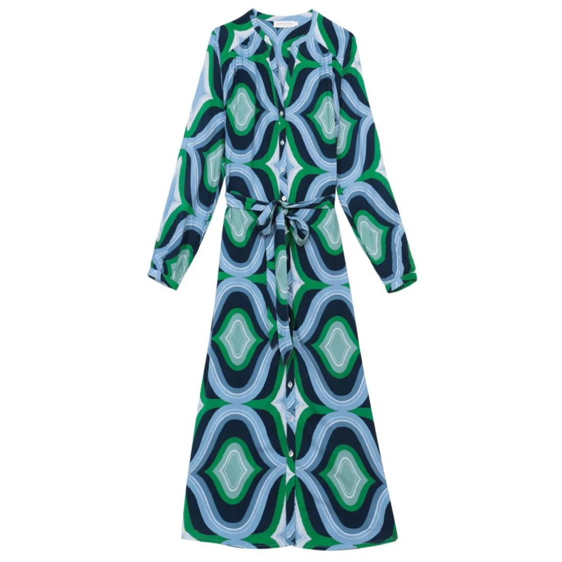 Robe CLELIE - Geo bleu