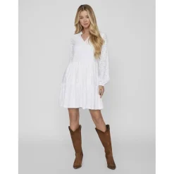Robe courte blanc Isla