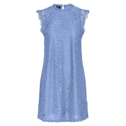 Robe courte en dentelle Colline bleu Nell