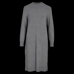 Robe courte en maille gris Kai