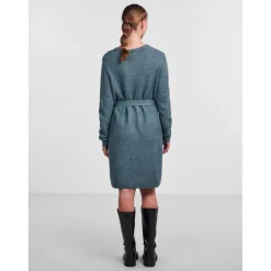 Robe courte en maille gris Maëlys