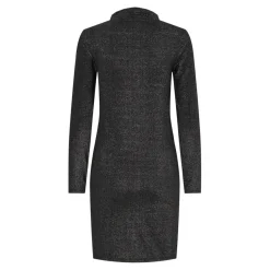 Robe courte manches longue tight fit noir Monica Willa